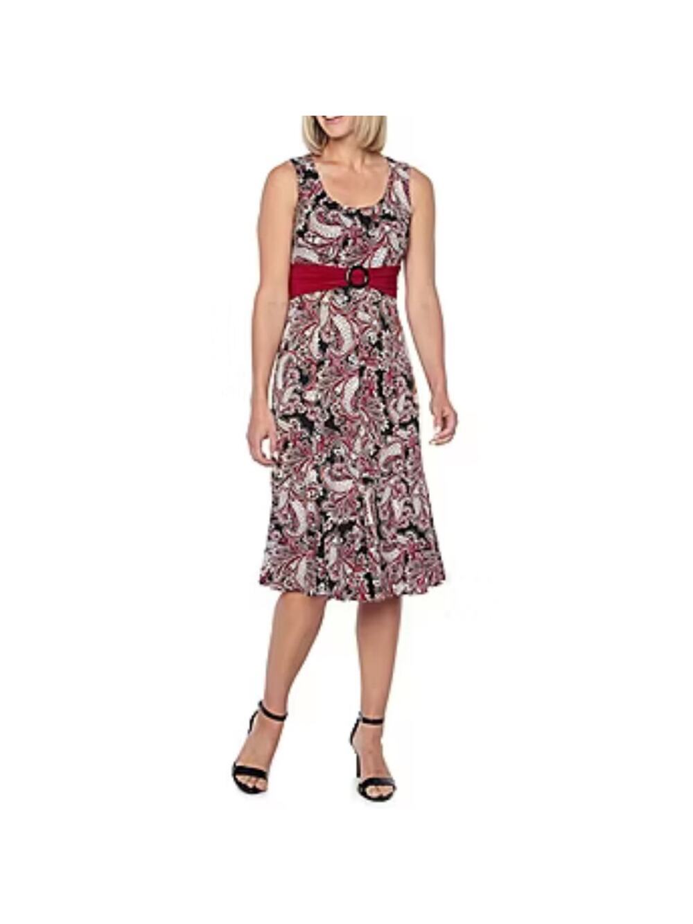 NWT Perceptions a-line formal knee length dress size medium M b17